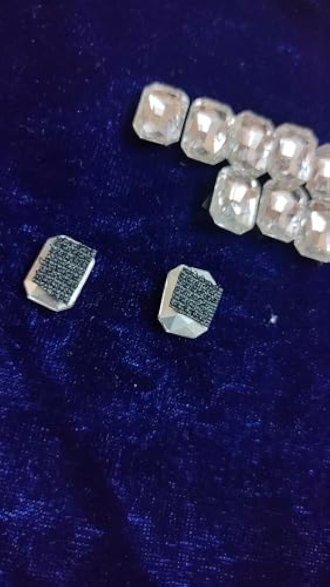 10pc White Crystal Hair Clips Set for Wedding Accessories
