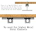 Fuperoo 8Wheel Trolley Assembly Rollers.Bearing Trolley Assembly.The top of The Trolley has Room for Set Screws, Allowing The use of a 1-5/8