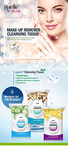 Epielle FRESH60_2PK Green Tea Makeup Remover Cleansing Wipes thumb #3