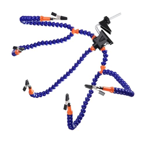 Evite movimientos al soldar con el soporte de brazos flexibles Harfington para PCB 4