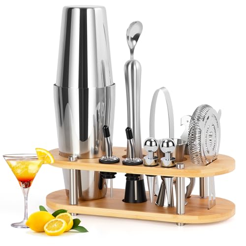 FoiiLiio Kit Cocktail, 12 Pièces 750 ml Boston Shaker...