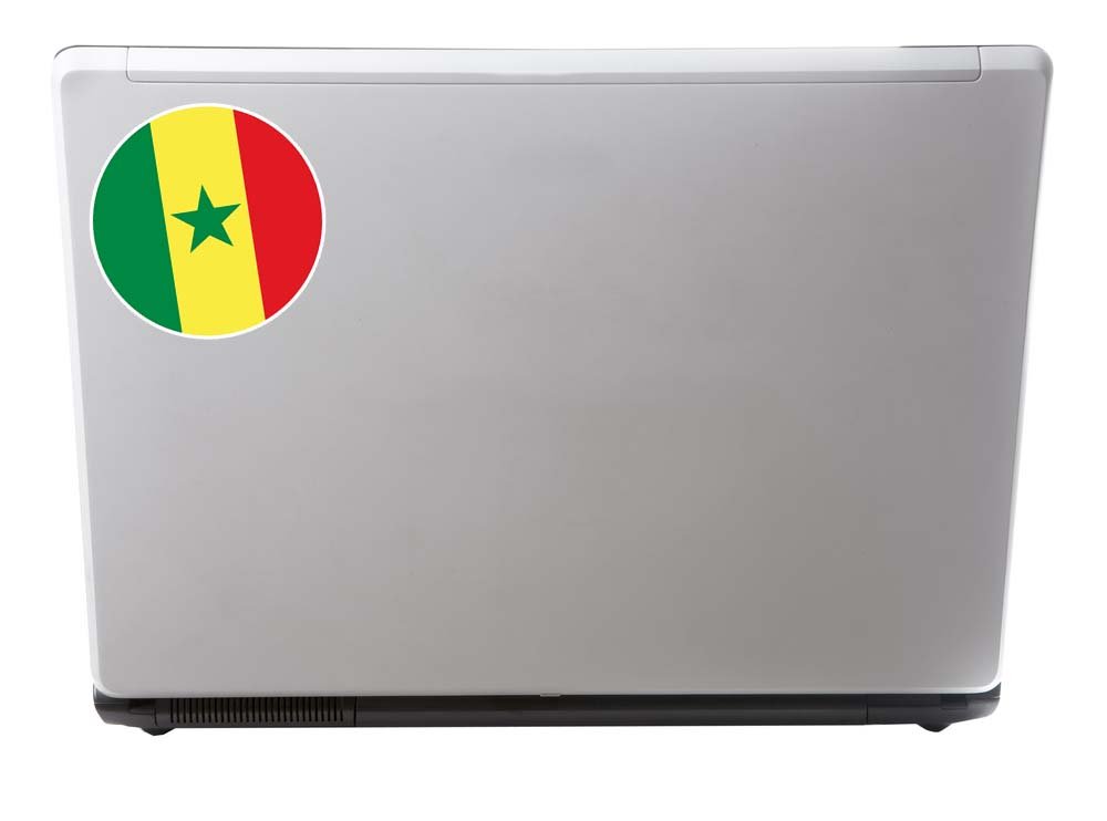 2 x 10 cm Bandiera Senegal Adesivo in vinile per computer portatile auto viaggio bagagli etichetta # 9053
