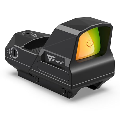 VOTATU RMD502-ER Red Dot Sight Shake Awake Reflex Sight 2 MOA Dot 62 MOA Circle 1x30mm Red Dot Scope with Picatinny Mount - VOTATU