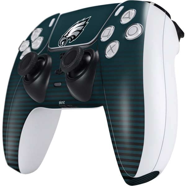 Skinit Gaming Decal Skin Compatible with PS5 and Compatible with PS5 Digital Edition DualSense Controller - Officially Licensed NFL Philadelphia Eagles Breakaway Design