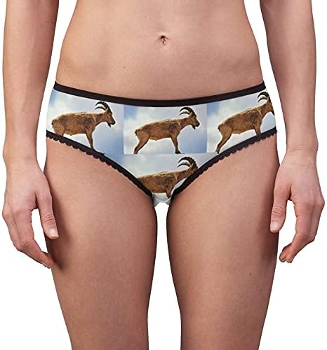 SpreadPassion Mountain Goat Panties, Mountain Goat Underwear, Briefs, Cotton Briefs, Funny Underwear, Panties For Women