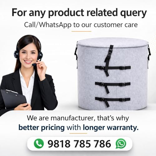 Image of Axmon Water Tank Cover 2000 Ltr |5 Years Warranty |Heat Resistant Tank Cover for Overhead Water Tank |UV Protection |Heavy Duty All Weather Proof |Not Aluminium Foil Based |Easy Installation Straps