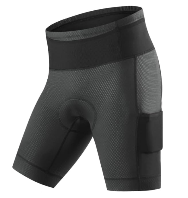 Calzas ciclismo hombre negro nylon M miniatura 1