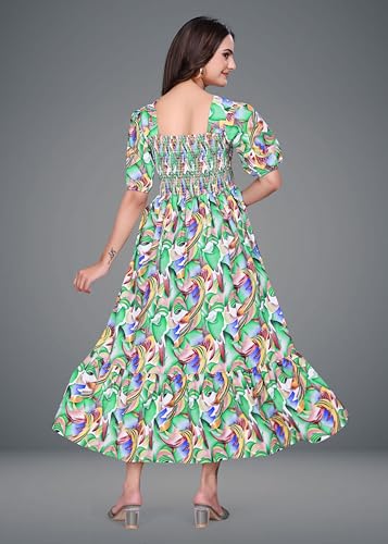Image of Women A-line Multicolor Dress Group 10