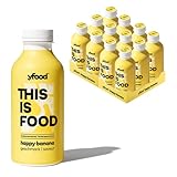 yfood Happy Banana, repas prêt à boire, THIS IS FOOD, substitut de repas, 30 g de protéine...