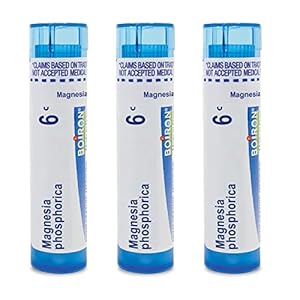 Boiron Magnesia Phosphorica 6C Homeopathic Medicine for Pain Relief – Pack of 3 (240 Pellets)