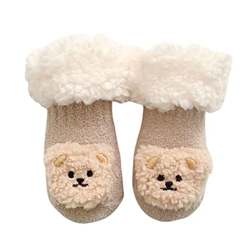 Baby Boy Summer Socks Children Socks Christmas Cartoon Glittering Bow Knitting Wool Socks (A, 0-6 Months)