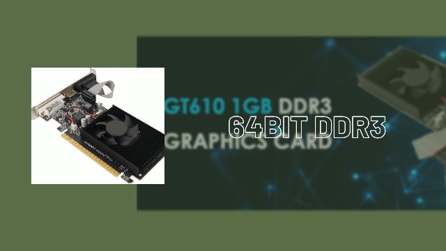 GOWENIC GT610 1 GB Grafikkarte – Mit HDMI, VGA, DVI, Leise Und Einfach Einzubauen