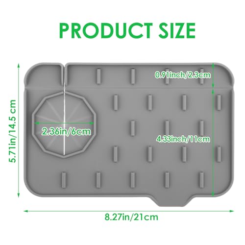 Tapis de protection en silicone Dimeho pour robinet d'évier