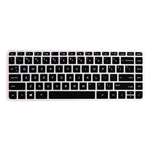 Keyboard Cover Compatible with HP Stream 14 Inch Laptop /2018 2017 New HP Stream 14 Inch /14 Inch HP Pavilion 14-ab 14-ac 14-ad 14-al 14-an Series -Black