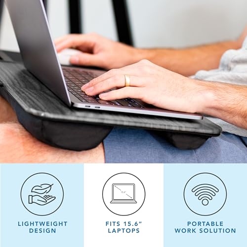 image for LAPGEAR Home Office Lap Desk with Device Ledge, Mouse Pad, and Phone H