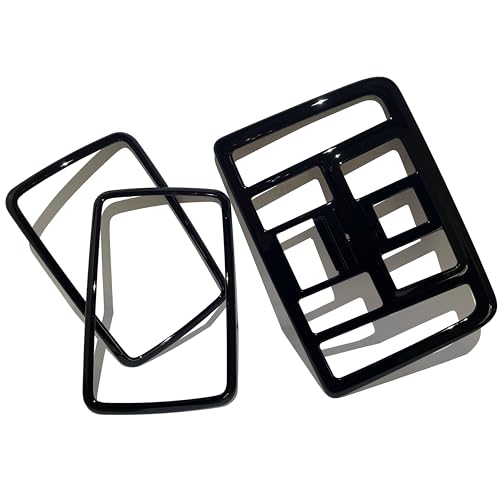 Flatland 新型 ノア 90系 ヴォクシー 90系 アクセサリー 内装 ルームランプパネル スピーカーガーニッシュ セット (ピアノブラック)