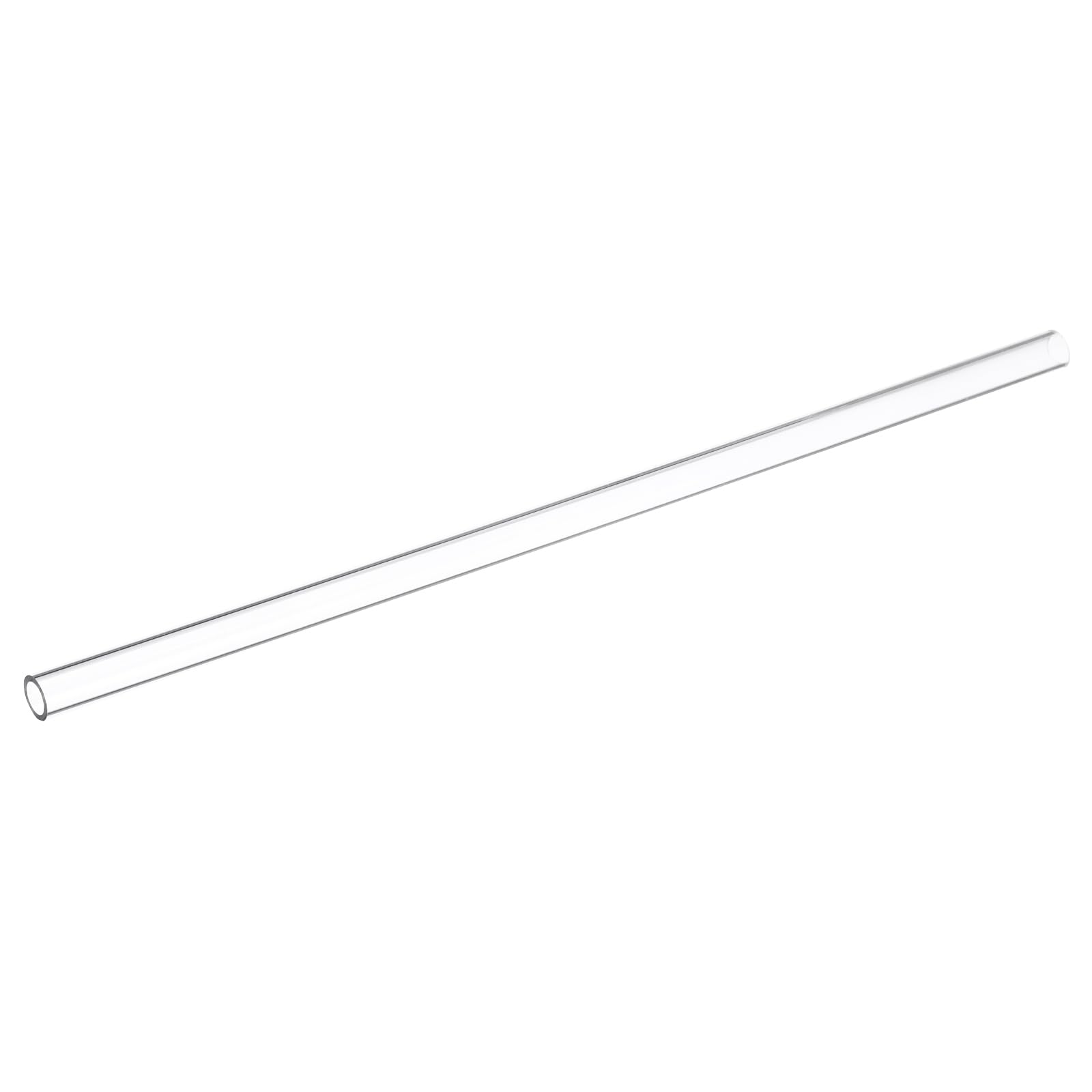 uxcell Polycarbonate Rigid Round Clear Tubing 5/16 Inch(8mm) ID x 0.4 Inch(11mm) OD x 1Ft(305mm) Length Plastic Tube