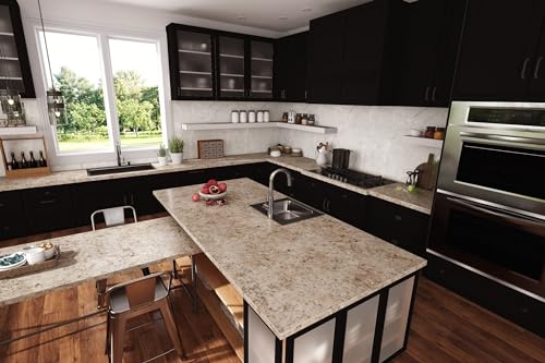 Formica Sheet Laminate - Vertical Grade - 4 x 8: Black, Matte Finish. Vertical Grade is Ideal for use on Low wear Surfaces Such as Cabinet Faces and Sides, Doors, Furniture, etc.