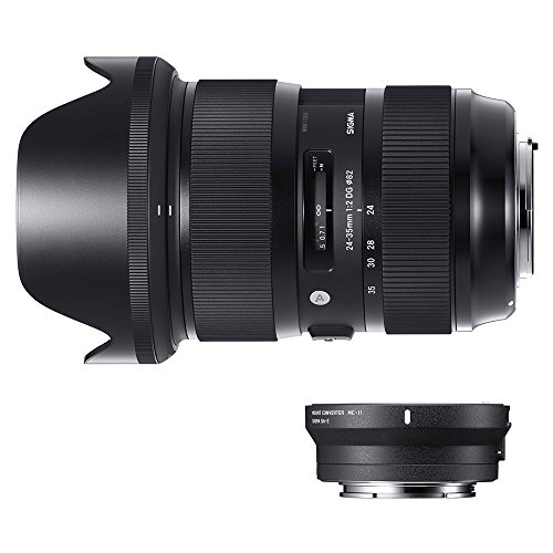 Sigma 588954_89E965 - Kit 24-35 mm F/2 Art EOS + MC-11, Color Negro