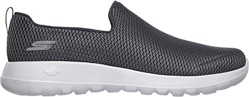 Skechers mens Go Walk Max-Athletic Air Mesh Slip on Walking Shoe,Charcoal,10.5 M US