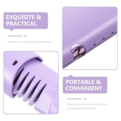 Cepillo alisador recargable USB portátil y compacto miniatura 4