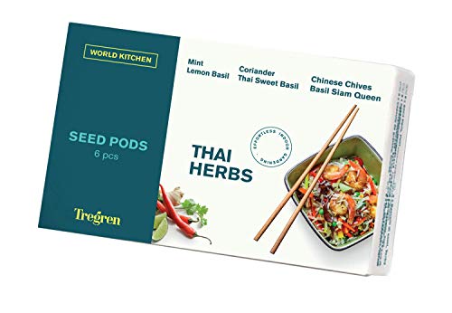 Tregren Seed Macetas Samenkapseln Thai Hierbas 6 Varios Hierbas