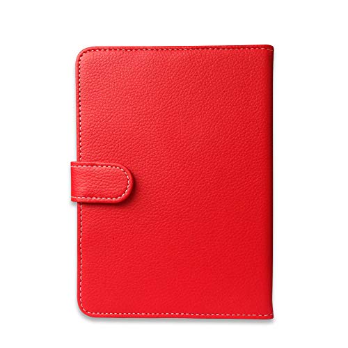 ENJOY-UNIQUE Book Style Litch Pu Leather Case Cover for 6\" ebook Reader Case Cover for Sony/kobo/Pocketbook/Nook/tolino 6inch ebook Reader (Red) - Thumbnail 3