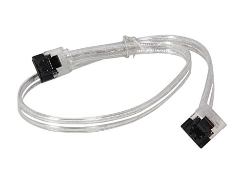 Cable de datos SATA III 18" con conector en L ángulo 90 a 180 grados miniatura 2