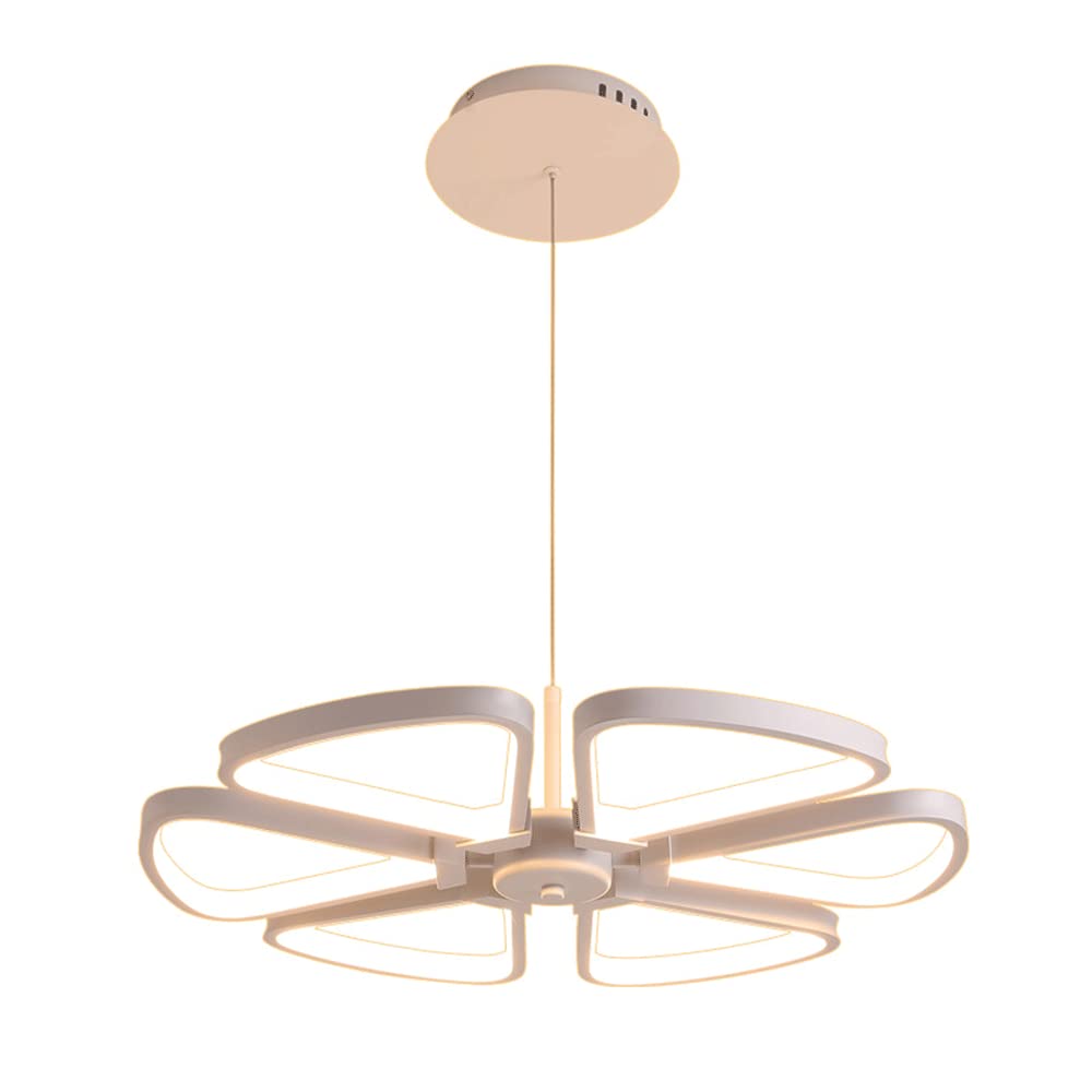 Lustre de Salle à Manger Moderne Luminaire Suspendu Blanc Orientable