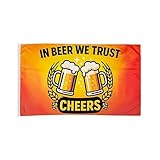 Le drapeau de bière est idéal pour une utilisation en extérieur, que ce soit pour accrocher sur le balcon ou comme décoration de jardin ou à l'intérieur.