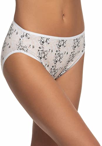 Image of Felina Womens 8 Pack Cotton Modal Stretch Hi-Cut Brief