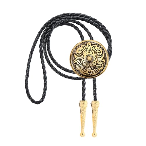 Image of Jeilwiy Bolo Tie for Men, Western Bolero Tie Cowboy Ties Native American Cowgirl Bolo Tie Accessories for Men Women