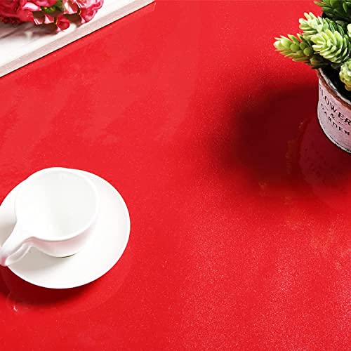Image of WISDOM Red Glitter Vinyl Contact Paper Decorative for Cabinets Countertops Kitchen Shelves Liner Self Adhesive Film Peel and Stick Waterproof Removable Wallpaper (24 inch x 240, Red Glitter)