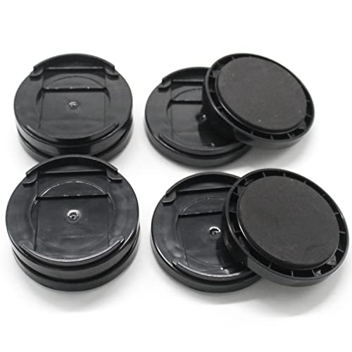 Nezart Bed Risers, 8 Pack Round 1 Inch Furniture Riser Caster Cups, Non-Slip Bed Lifts Risers Heavy Duty Furniture Leg Risers For Bed, Sofa, Table And Chair (Slim, Black) #TOP7