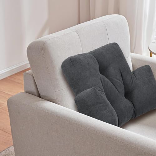 TANYOO Back Pillow for Recliner Lumbar Support Pillow Soft and Fluffy Back Support Cushion Thick Lumbar Pillow for Chairs, Recliners,Sofa, Couch and Bed for Lower Back Pain Relief - Thumbnail 2