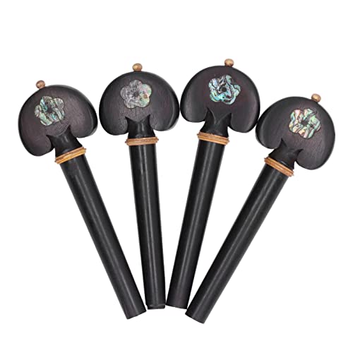 Clavija de Afinación para Violonchelo, 4 Piezas de de ébano Hecha a Mano Clavija para Violonchelo Fine...