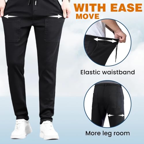 Manzera Stretch Cargo Pants, Multipants - High Stretch Multi-Pocket Durable Cargo Casual for Men2