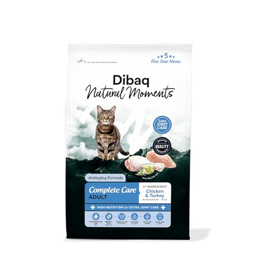 Dibaq Natural Moments Cats 5 Star Complete Care: alimento Completo de Pollo y Pavo, Especial para Gatos Adultos, con Ingredientes 100% Naturales (1,5 kg)