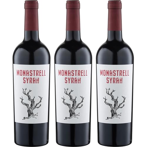 Barahonda Monastrell Syrah Candela Arraigo Yecla DO Rotwein Rot Trocken VEGAN Spanien inkl. FeinWert E-Book (3 x 0.75 l)