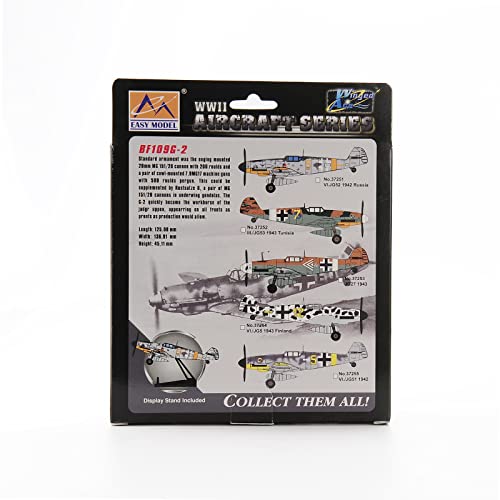 Roofworld 1/72 Scale Bf-109G Fighter Me-109 Ww2 Model Plane Vintage Germany Military 516 Collection #TOP7