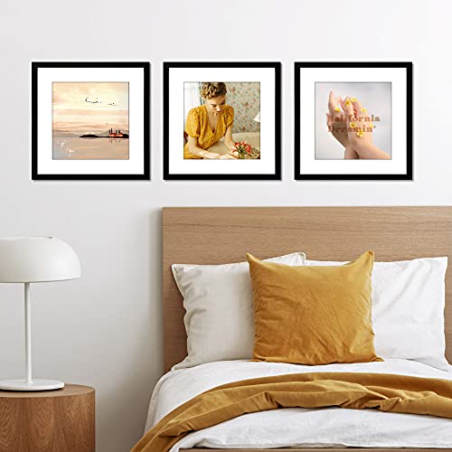 VNVNK 16x16 Frame with 12x12 Mat Black Picture Frame Home Decor-1PCS by VNVNK - Used condition - Image 4