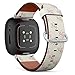 CJBROES Replacement Leather Watch Band, Compatible with Fitbit Versa 3 and Fitbit Sense of Wristband Bracelet Accessory - Unicorn Hearts Stars