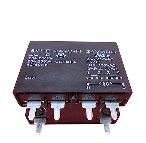 Relais 841-P-2A-CH-24VDC 24V 25A interrupteur de puissance en lot de 5 pièces