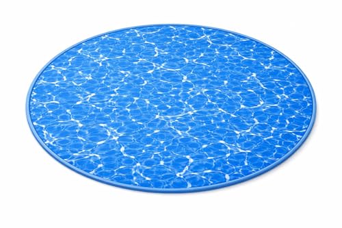 SPIRATO Poolfolie Rund für Rundpool Ø 3 60 m Kristallblau Classic PVC UV-stabilisiert 0 32 mm Überlappfolie Beckentiefe 0 90 m