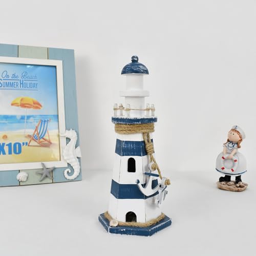Woodenlighthousedecorationwithlightsnauticaltabletopcenterpiecedecorativetowerlightoceanbeachthemedsculptureindooroutdoorwoodcoastaldecorforpartymanteltable102hblue Urban Country Home Decor Wooden lighthouse decoration with lights nautical tabletop centerpiece decorative tower light ocean beach themed sculpture indoor outdoor wood coastal decor for party mantel table 102h blue urban country home decor