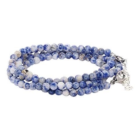 Pulsera 4 Hileras Rainbow Safety Sodalita Azul Cover