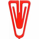 Plastiklips Paper Clips Medium Size 500 Pack ASSORTED Colors (LP-0300)