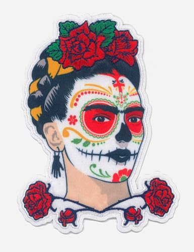 Frida Kahlo Dia De Los Muertos Portrait Patch