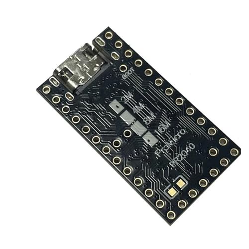 Módulo microcontrolador RP2040 compacto para programar proyectos DIY con MicroPython 3