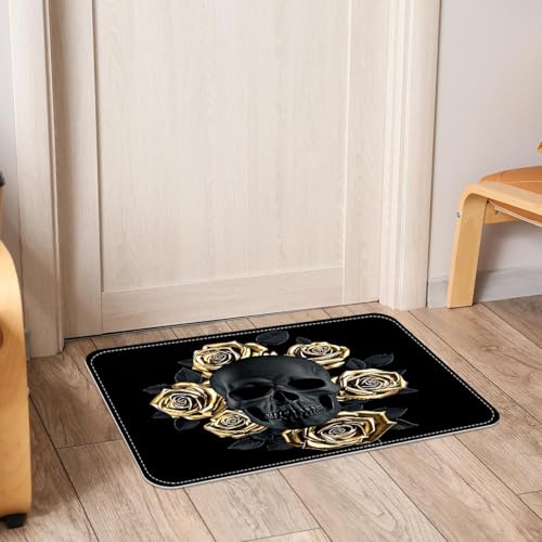 Felpudo gótico lavable de 50x80 cm para evitar resbalones y mantener la entrada seca 7